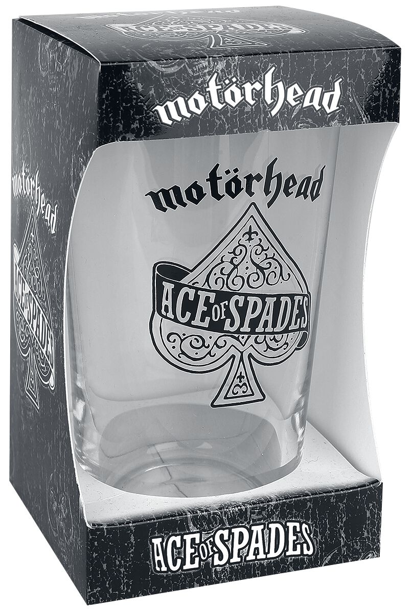 Ace Of Spades Motörhead Beer Glass EMP