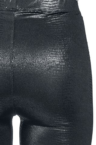 Leather-look crocodile leggings, Rock Rebel by EMP Leggings