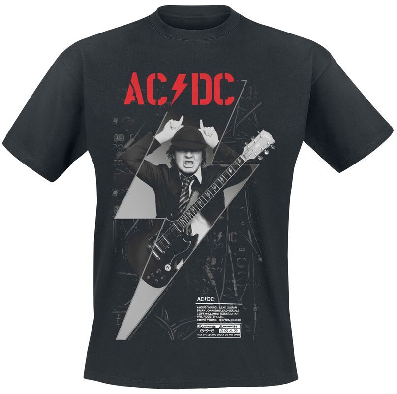 PWR UP - Lightning Angus | AC/DC T-Shirt | EMP