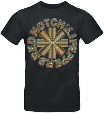 "Abstract Logo" T-shirt black by Red Hot Chili Peppers, view 1