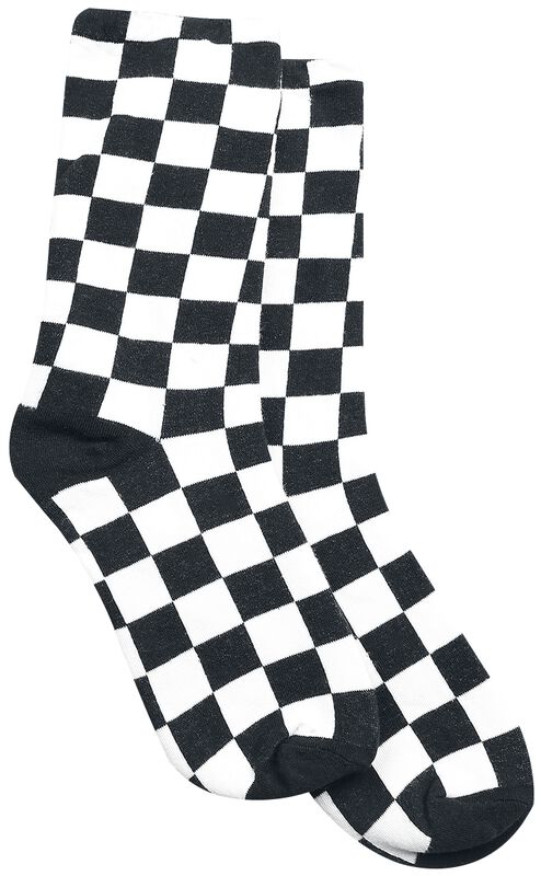 Chequered ankle socks
