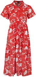 Midi Shirt Dress With Drawcord Waist, QED London, Medium-length dress