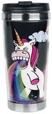 Puking Unicorn - Rainbow, Unicorn, Thermo Cup