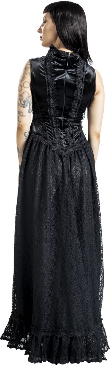 Long Gothic Dress | Sinister Gothic Maxi Dress | EMP