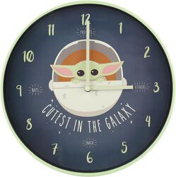 The Mandalorian - Cutest In The Galaxy, Star Wars, Wall clock