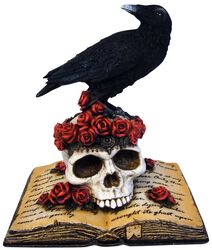 Heartaches Reflection - Crow on Skull, Nemesis Now, Statue