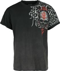 T-Shirt with Celtic Prints, Black Premium by EMP, T-Shirt