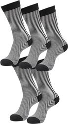 Fine Stripe Socks 3-Pack, Urban Classics, Socks