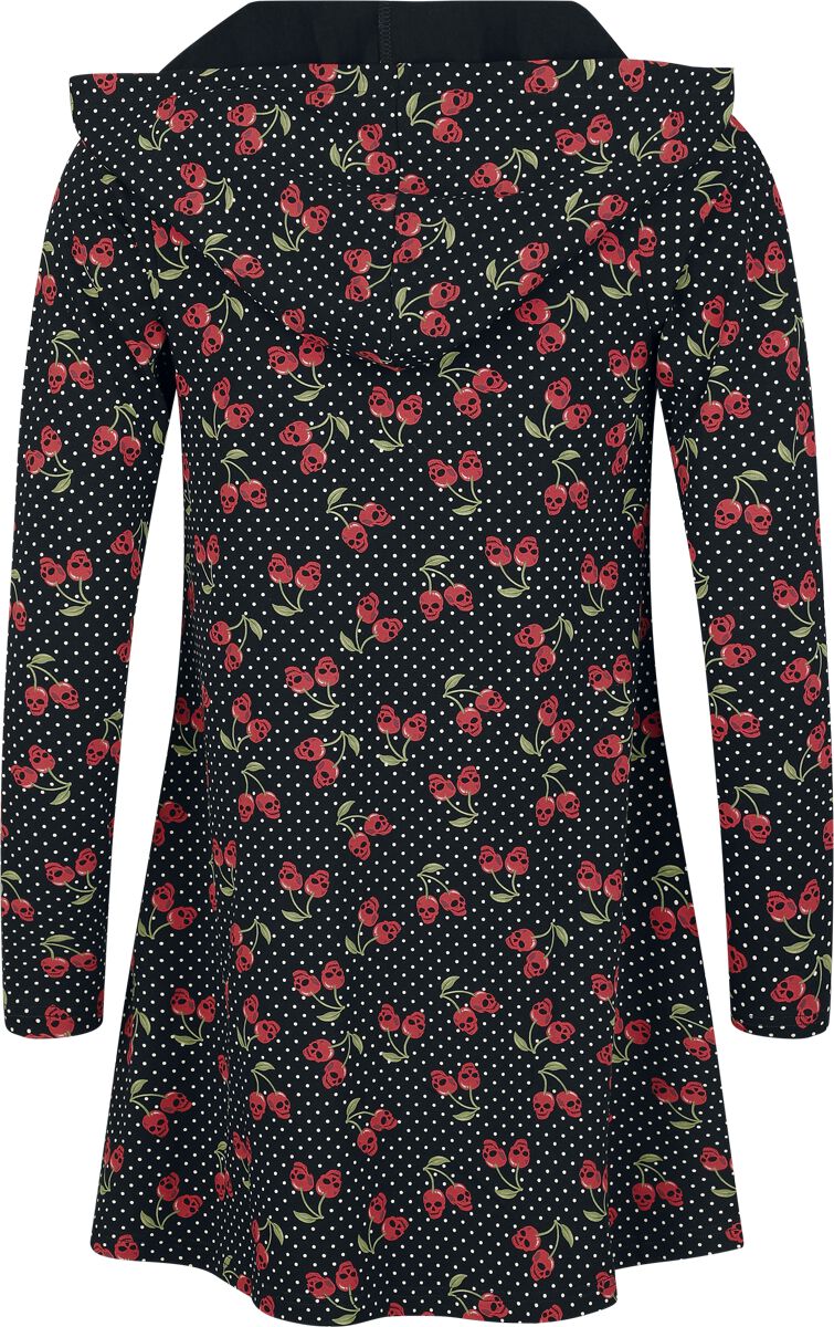 Cardigan BANNED Nero Donna Anni '50 Rockabilly Retro Con Fiocco - Taglia Regolare