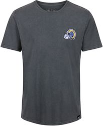 NFL Rams College Black Washed, Recovered Clothing, T-Shirt