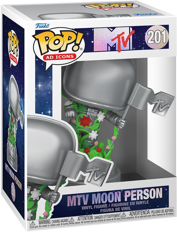 MTV Moon Person (Pop! AD Icons) vinyl figurine no. 201
