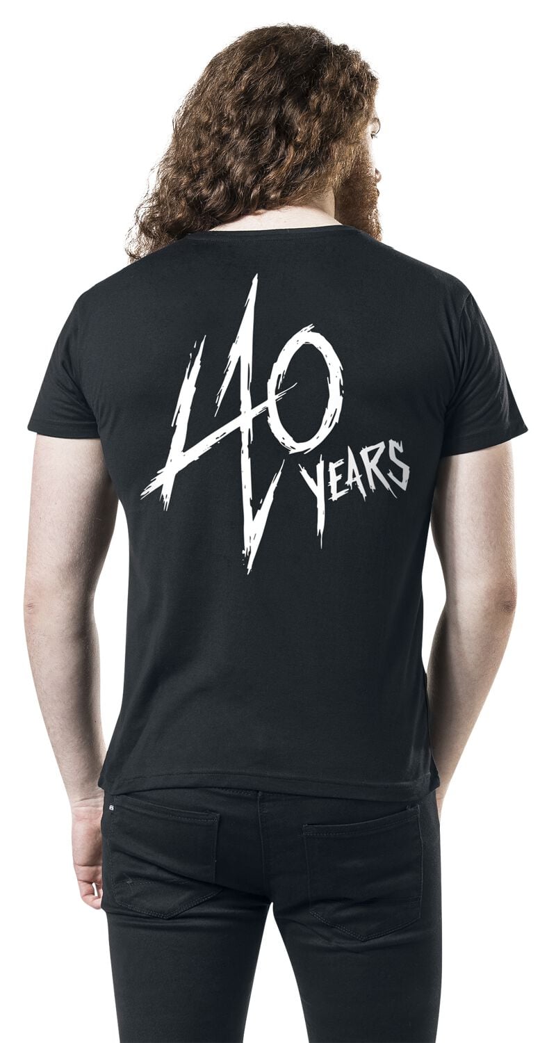 Metallica 40th Anniversary Garage - T-Shirt Ufficiale Nera - Unisex Adulto