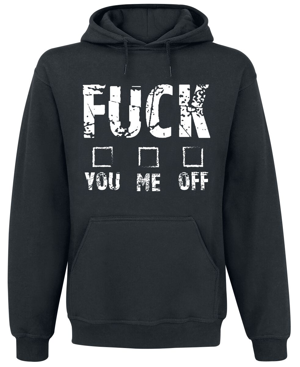 Felpa Con Cappuccio OTSO Kukuxumusu Fuck You! | Taglia M, Vellutata Dentro, Tasche, Design Unico