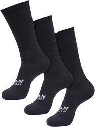 Simple Flat Knit Socks 3-Pack, Urban Classics, Socks