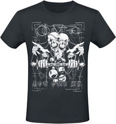 T-shirt with large front print, Gothicana by EMP, T-Shirt