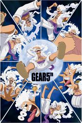 Gear 5th Looney, One Piece, Poster