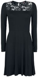 Rockanje - Long Lace Winter Dress, Rotterdamned, Medium-length dress
