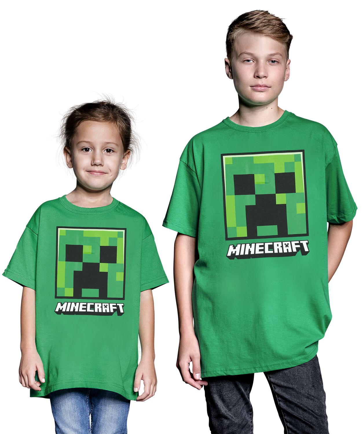 Kids - Creeper Face Minecraft T-Shirt | EMP