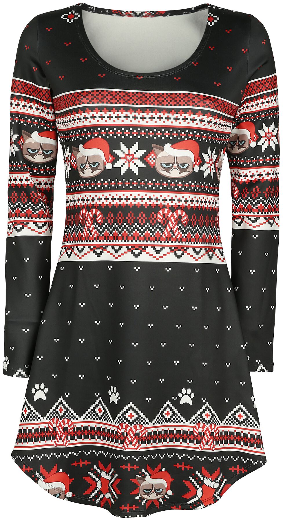 white christmas dresses Red Cat Christmas Dress