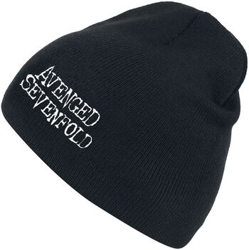 "Logo" Beanie black by Avenged Sevenfold, view 1