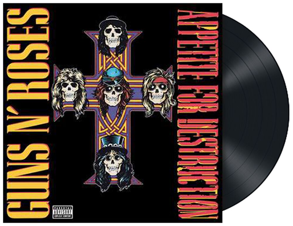 Guns N Roses Appetite For Destruction CD Record Club Version