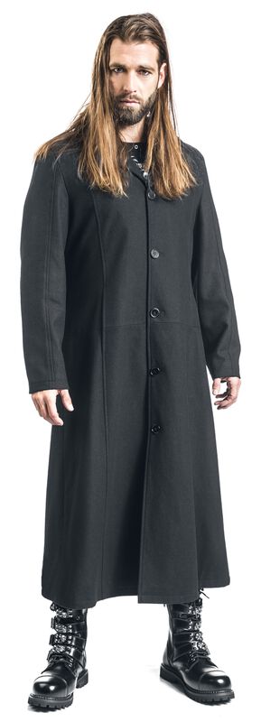 Classic Black Woolen Coat