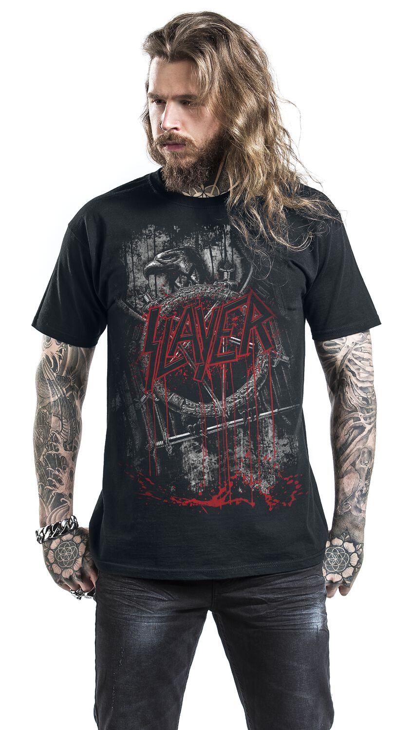 Slayer Eagle and Serpent T-Shirt - Officiële Merchandise - M
