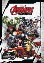2024 poster calendar, Avengers, Wall Calendar