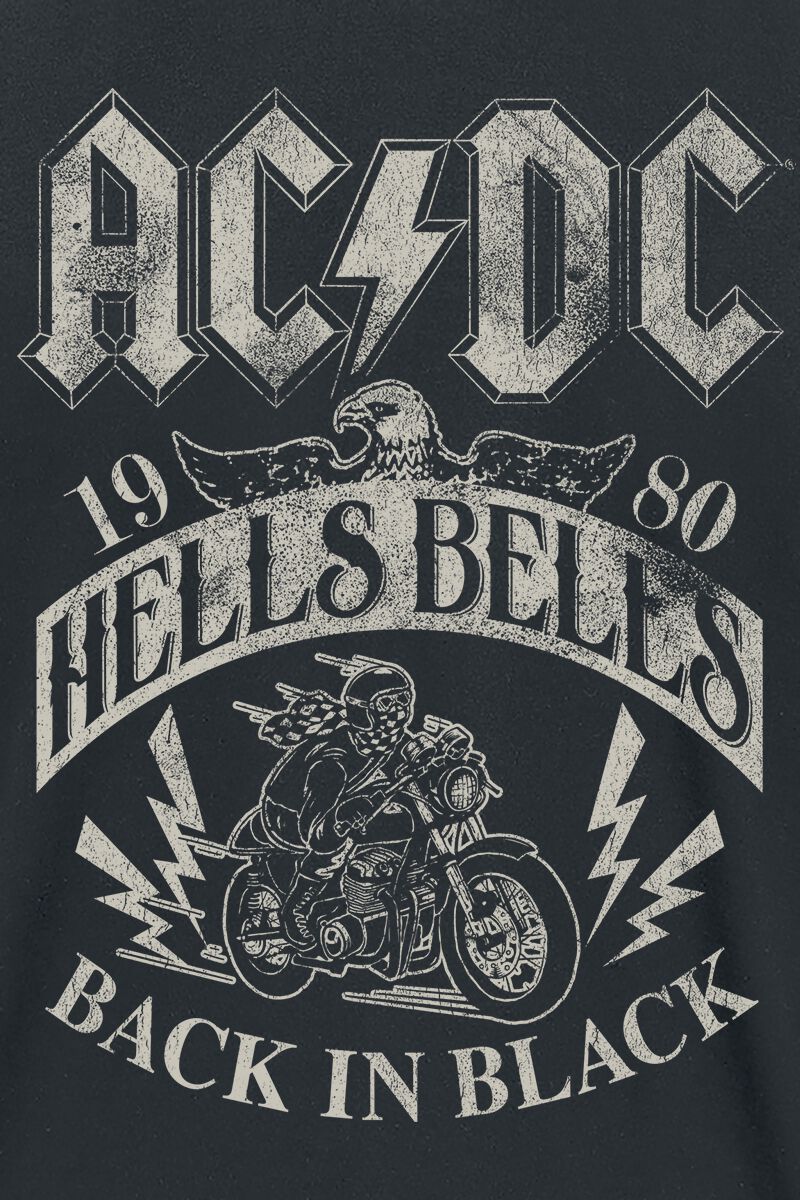 AC/DC Hells Bells 1980 Männer T-Shirt beige 