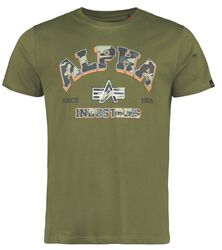 College Camo T-shirt, Alpha Industries, T-Shirt