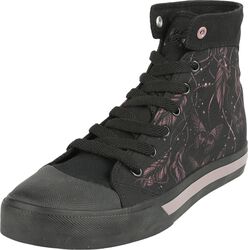 Sneaker with Feathers and Butterflies, Full Volume by EMP, Sneakers High