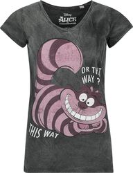 Cheshire Cat - This way  or that way?, Alice in Wonderland, T-Shirt