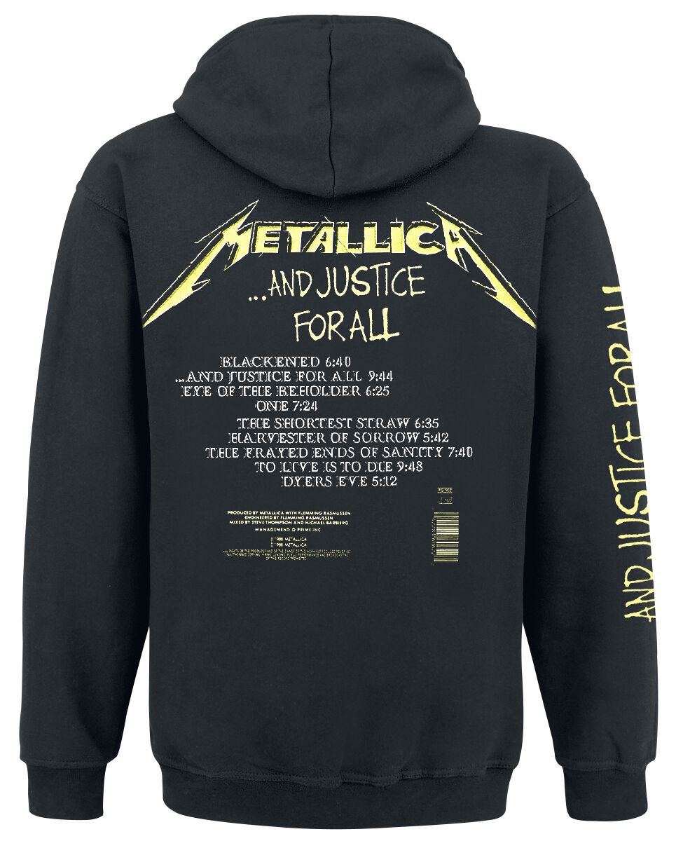 And Justice For All | Metallica Hooded sweater | EMP 