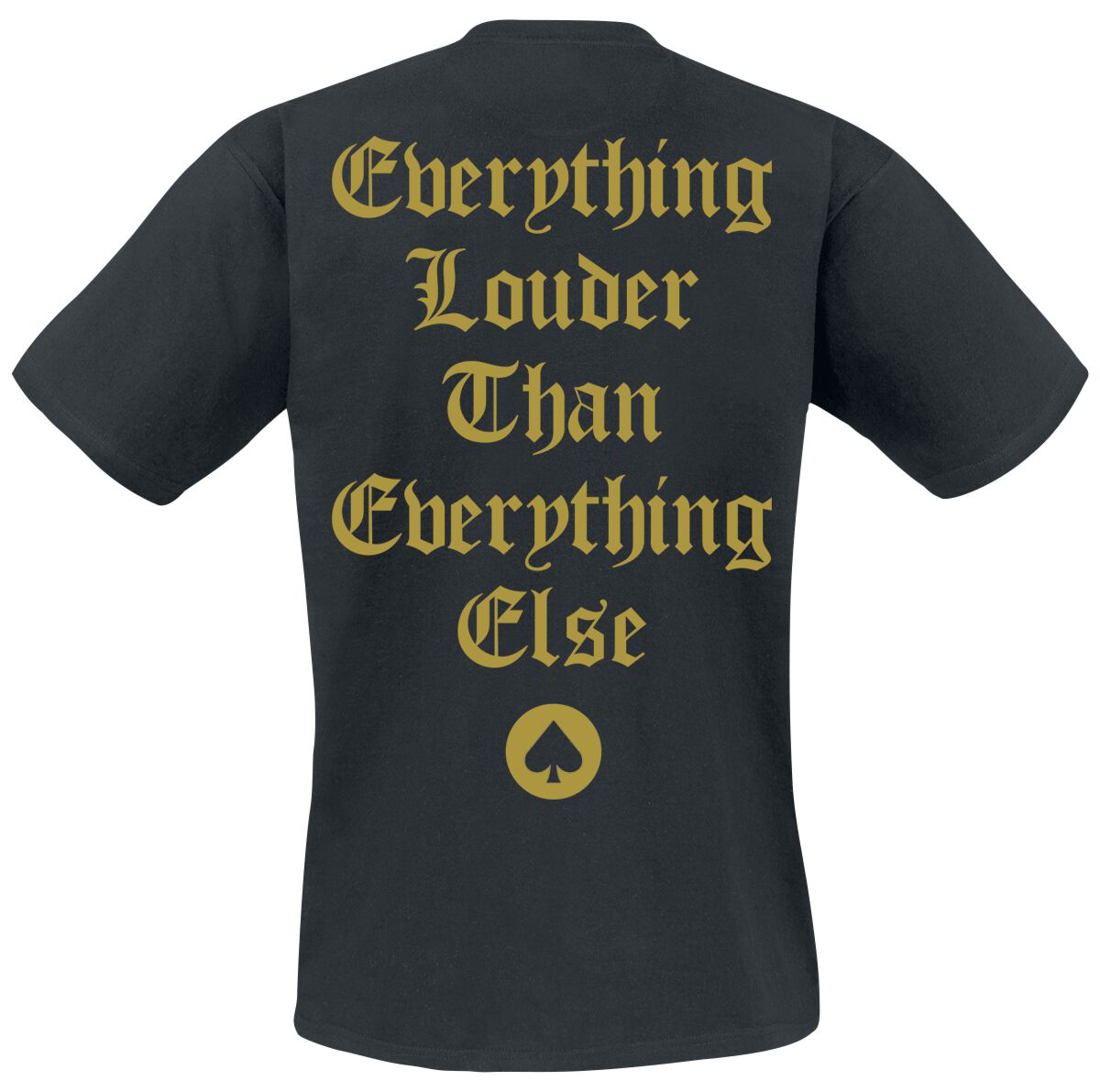 Motorhead Shirt Everything Louder Than Everyone Else England Men Black Summer Le