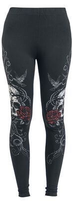 Legging met all-over print | Black Premium by EMP Legging Legging met all-over print | Black Premium by EMP Legging