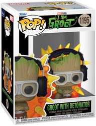 I am Groot - Groot with detonator vinyl figurine no. 1195, Guardians Of The Galaxy, Funko Pop!