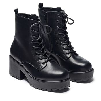 GIN Platform Military Boots KOI Laced Boots EMP - Main Image