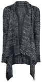 Knitted Melange Cardigan, Gothicana by EMP, Cardigan