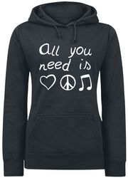 All You Need Is..., Slogans, Hooded sweater