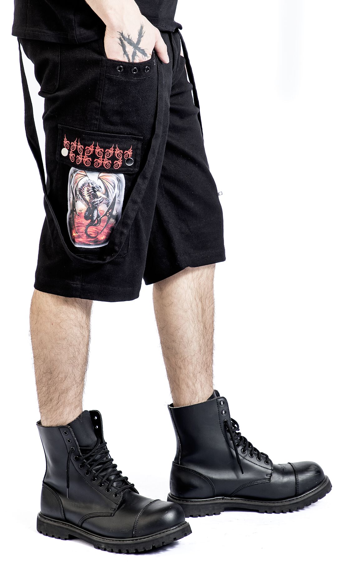 Gothicana by EMP Summer Wine Hot Pants zwart 27