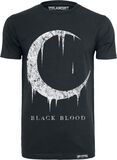 Blood Moon, Black Blood by Gothicana, T-Shirt