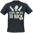 Never Too Old To Rock, The Simpsons, T-Shirt