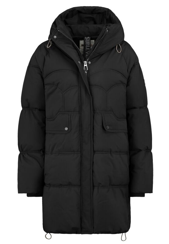 Ladies Quilted Coat Sublevel Winter Jacket EMP