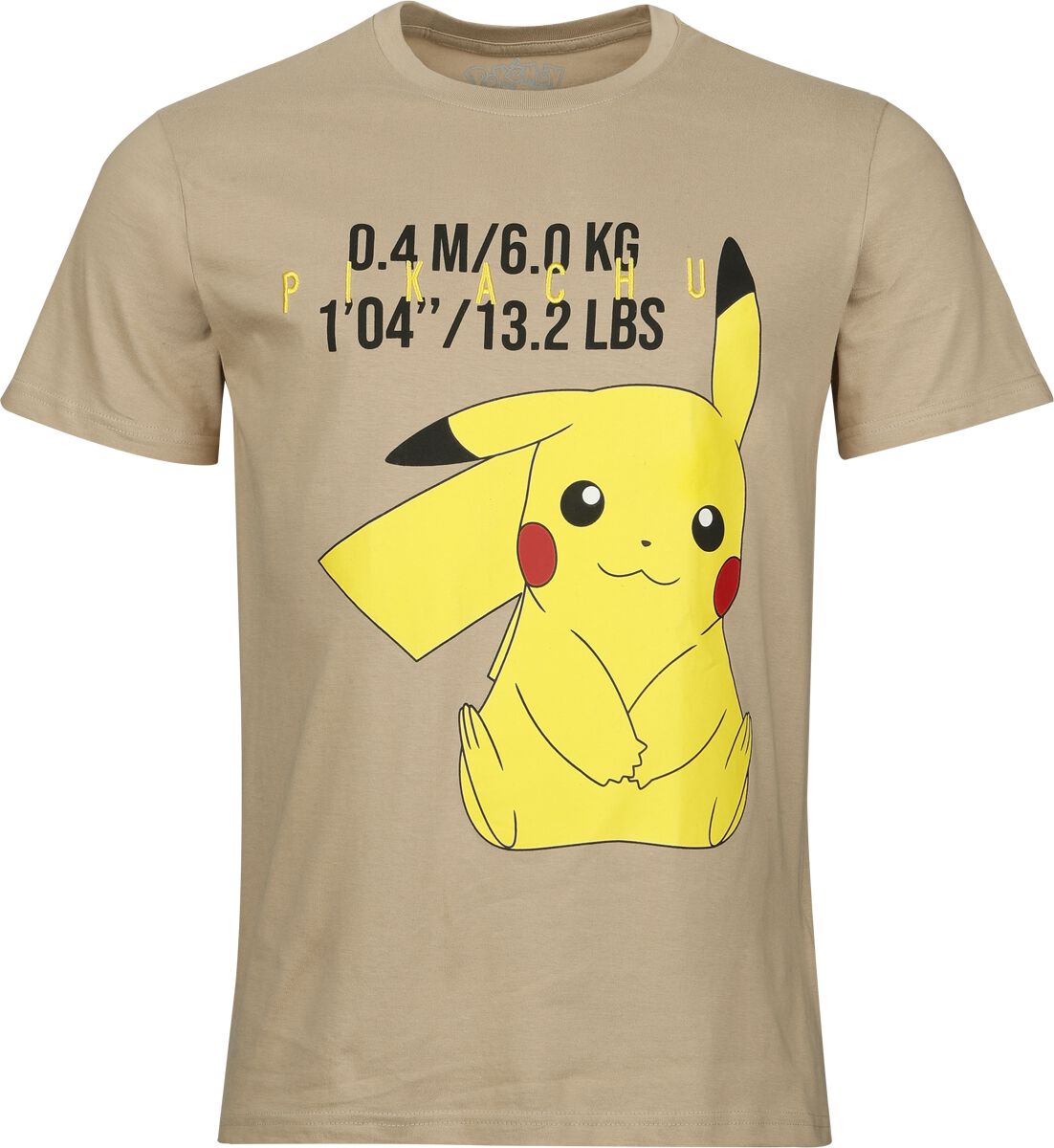 T‑shirt Pokémon Detective Pikachu – Rouge – Taille Garçons XL – Occasion Très Bon état