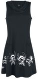 Skeleton Stitch, Lilo and Stitch, Medium-length dress