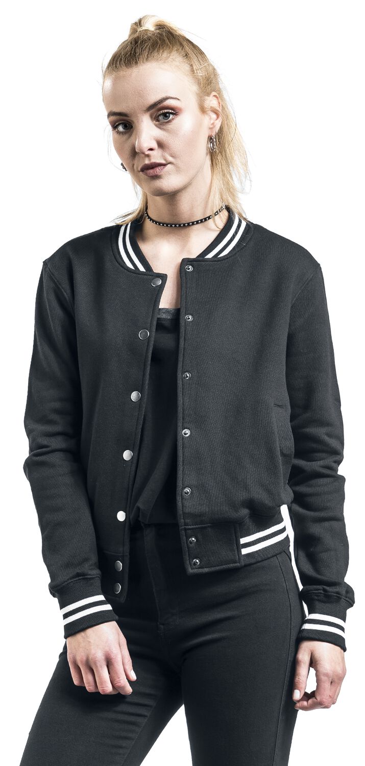 Ladies College Sweat Jacket Urban Classics Varsity Jacket EMP