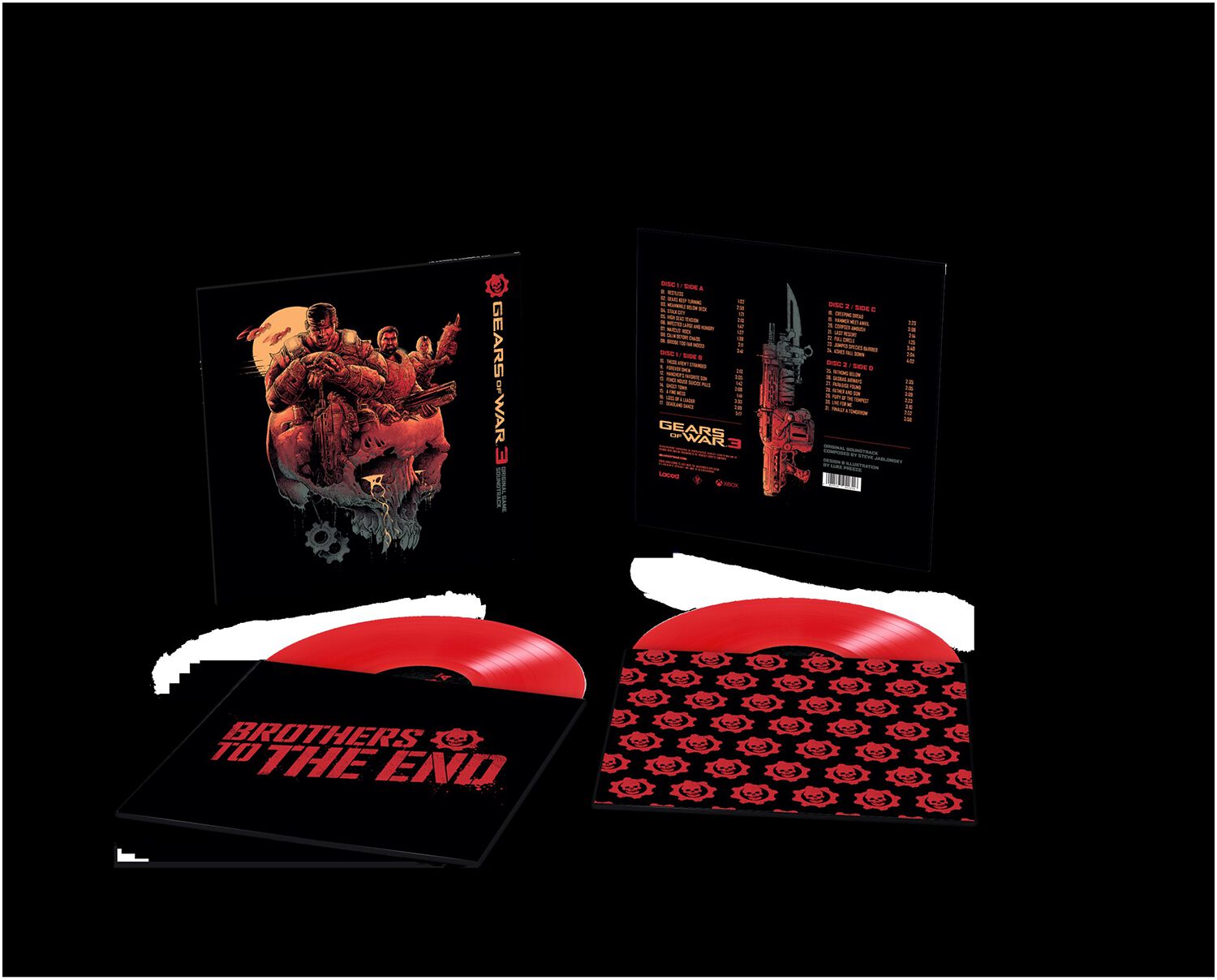 Gears of War 3 Original Game Soundtrack Gears Of War LP EMP