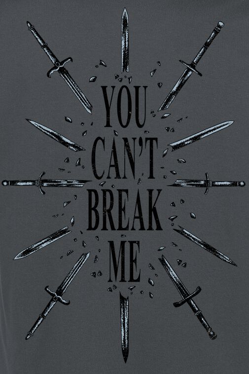 Parkway Drive You Can't Break Me T-shirt grijs Band merch, Bands Parkway Drive You Can't Break Me T-shirt grijs Band merch, Bands