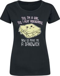 Fun Shirt Gamer Girl - Sandwich
