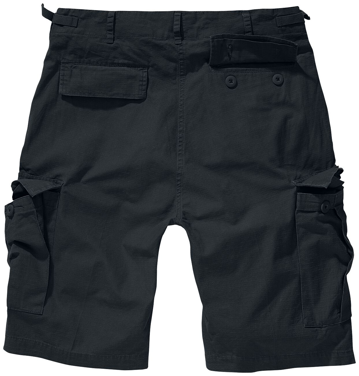 Brandit - Pantaloncini in cotone BDU Ripstop schwarz - XXL